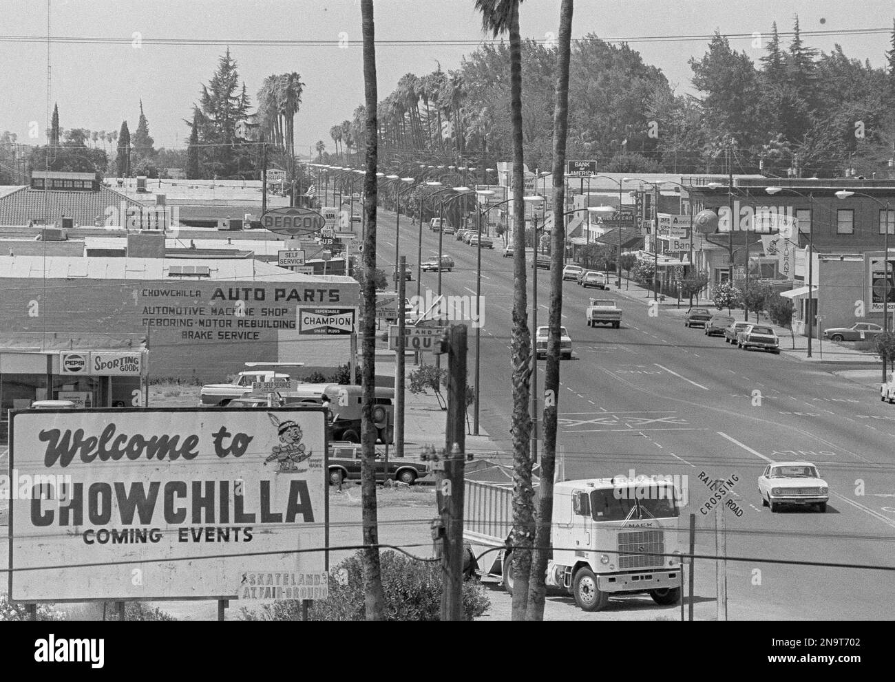 FILE In this July 28, 1976 file photo, Robertson Blvd. is seen in