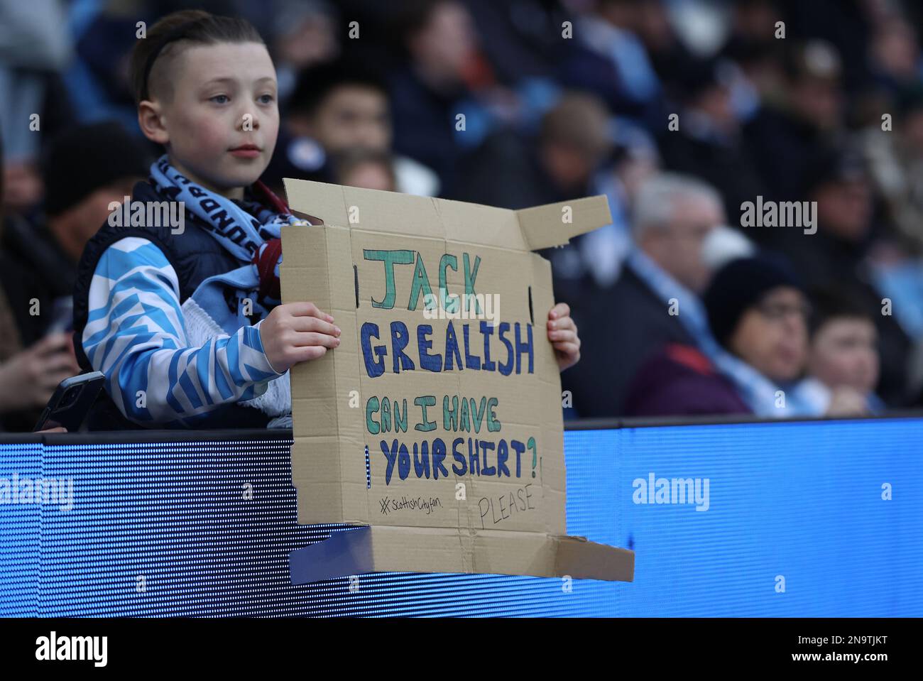 Jack grealish sign for manchester city hires stock photography and