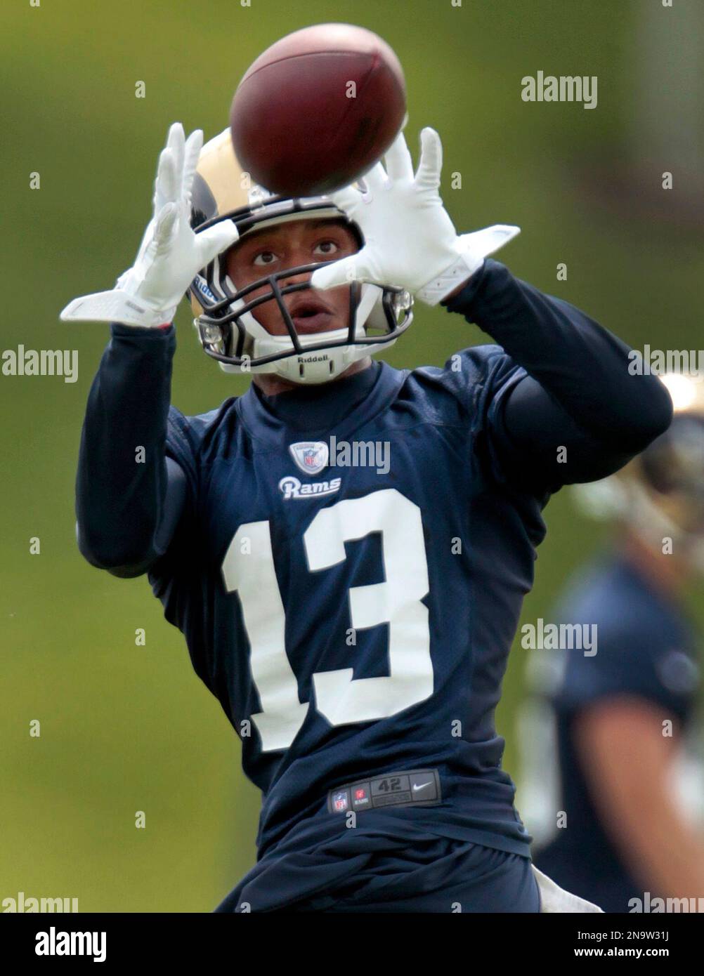St. Louis Rams wide receiver Chris Givens catches a pass during the NFL ...
