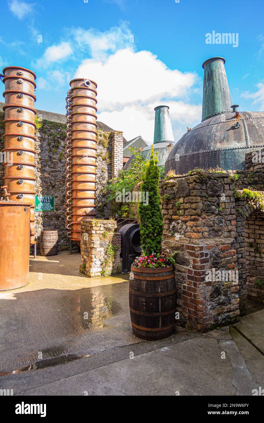 Kilbeggan Distillery, Pot Still, Kilbeggan, County Westmeath, Ireland, Stock Photo