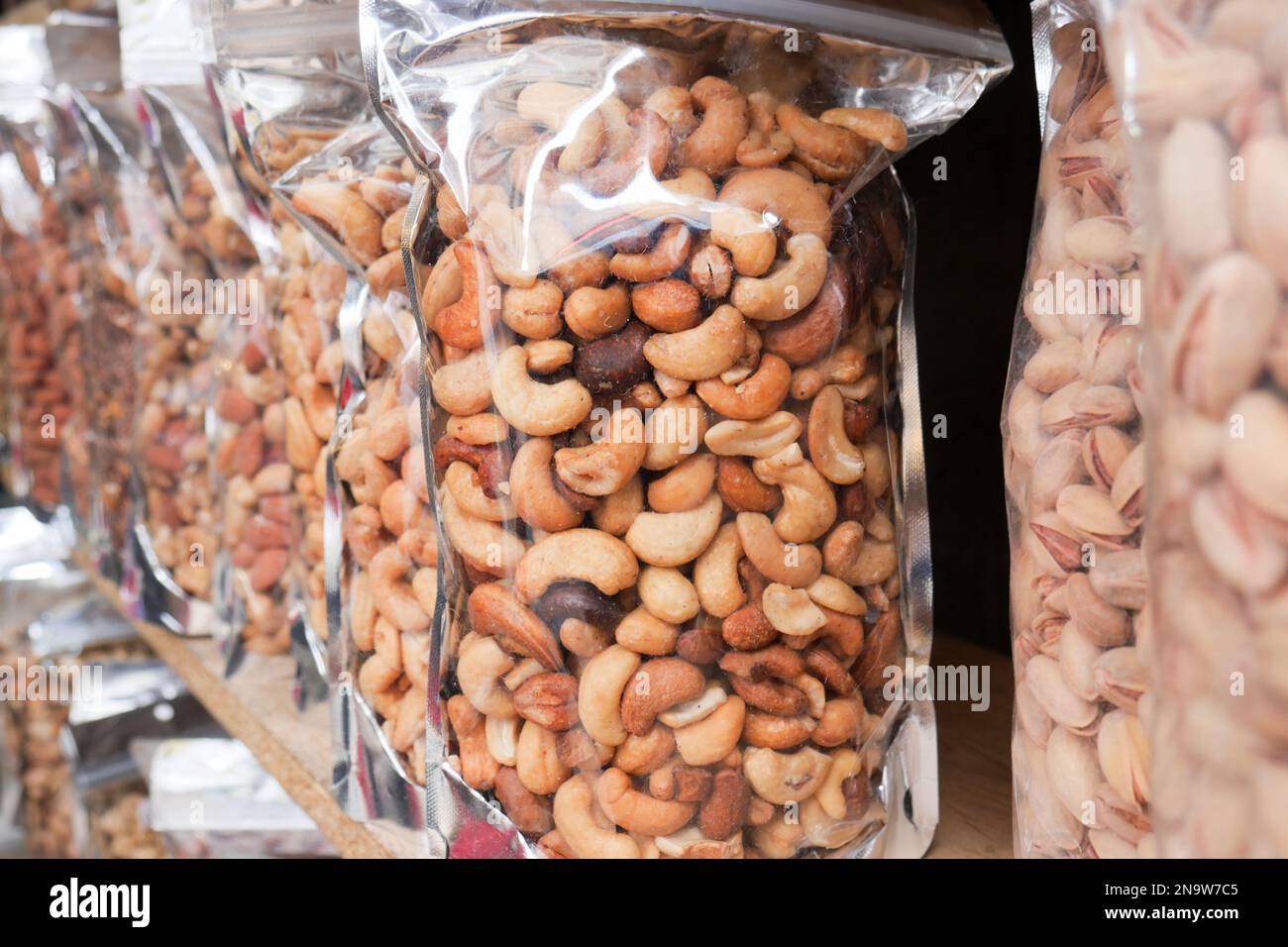 Packet of mixed nuts and fruits hi-res stock photography and images - Alamy