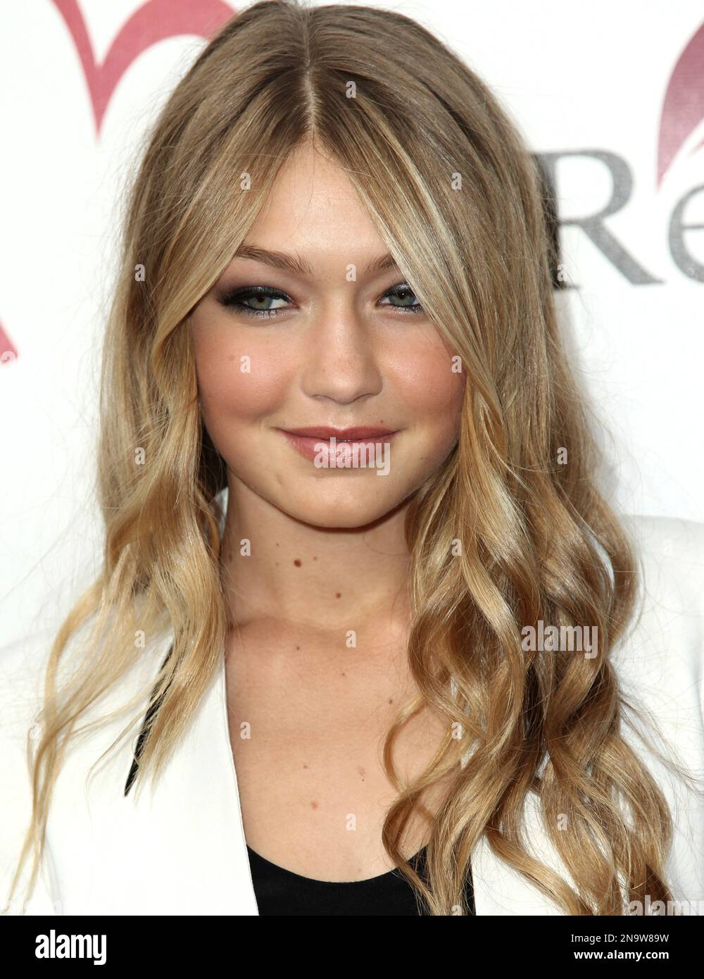Gigi Hadid arrives at the The Heart Foundation event in Los Angeles