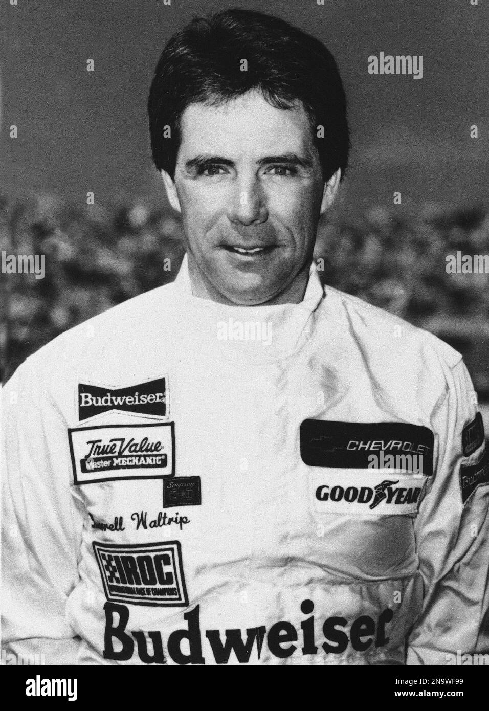 Stock car driver Darrell Waltrip of Franklin, Tenn., is shown in 1986. (AP Photo Stock Photo Alamy