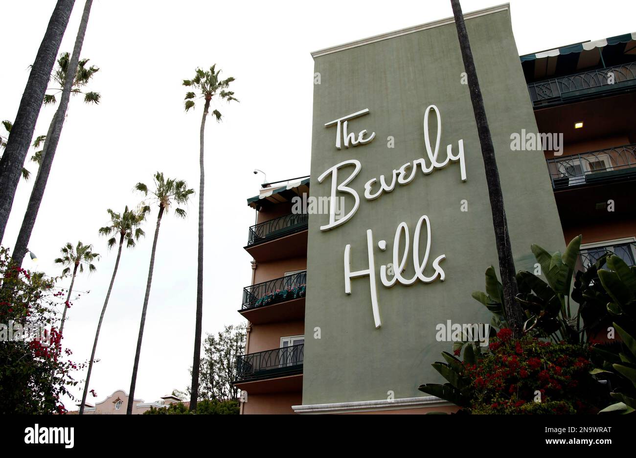 The Beverly Hills Hotel is seen in Beverly Hills, Calif. Wednesday ...