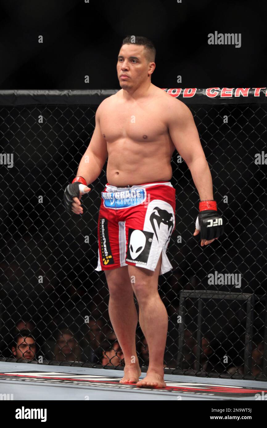 Pat Barry is seen before his bout against Lavar Johsnon at UFC on Fox at  the Izod Center in E. Rutherford, NJ on Saturday, May 5, 2012. Johnson won  via TKO in, image size:866x1390