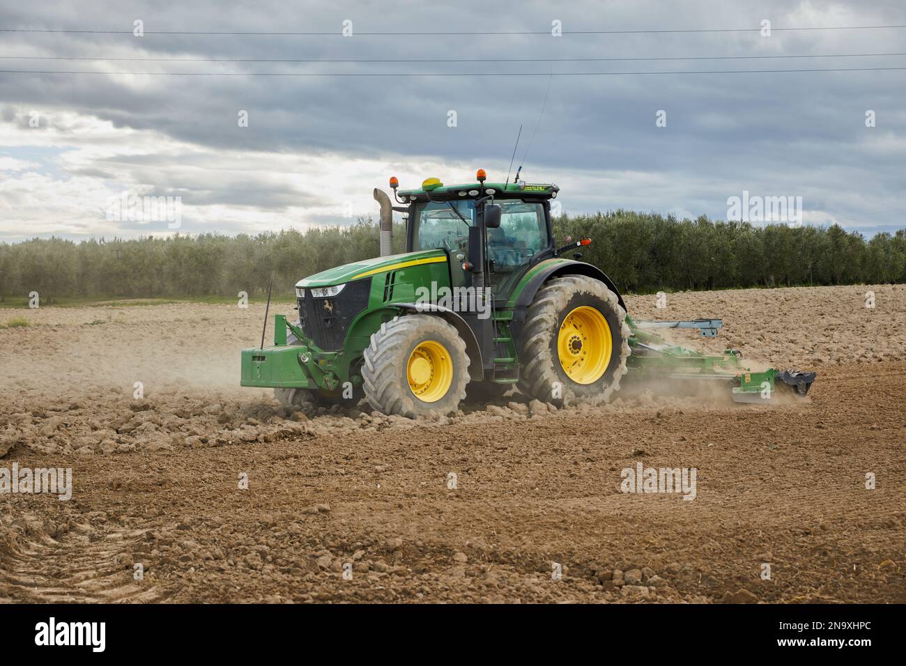 Trattore agricolo (Farm tractor) Stock Photo