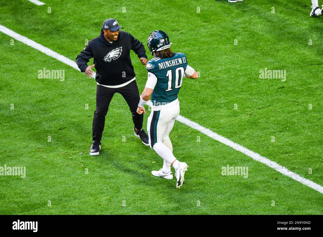 Phoenix usa 12th feb 2023 philadelphia eagles quarterback 10