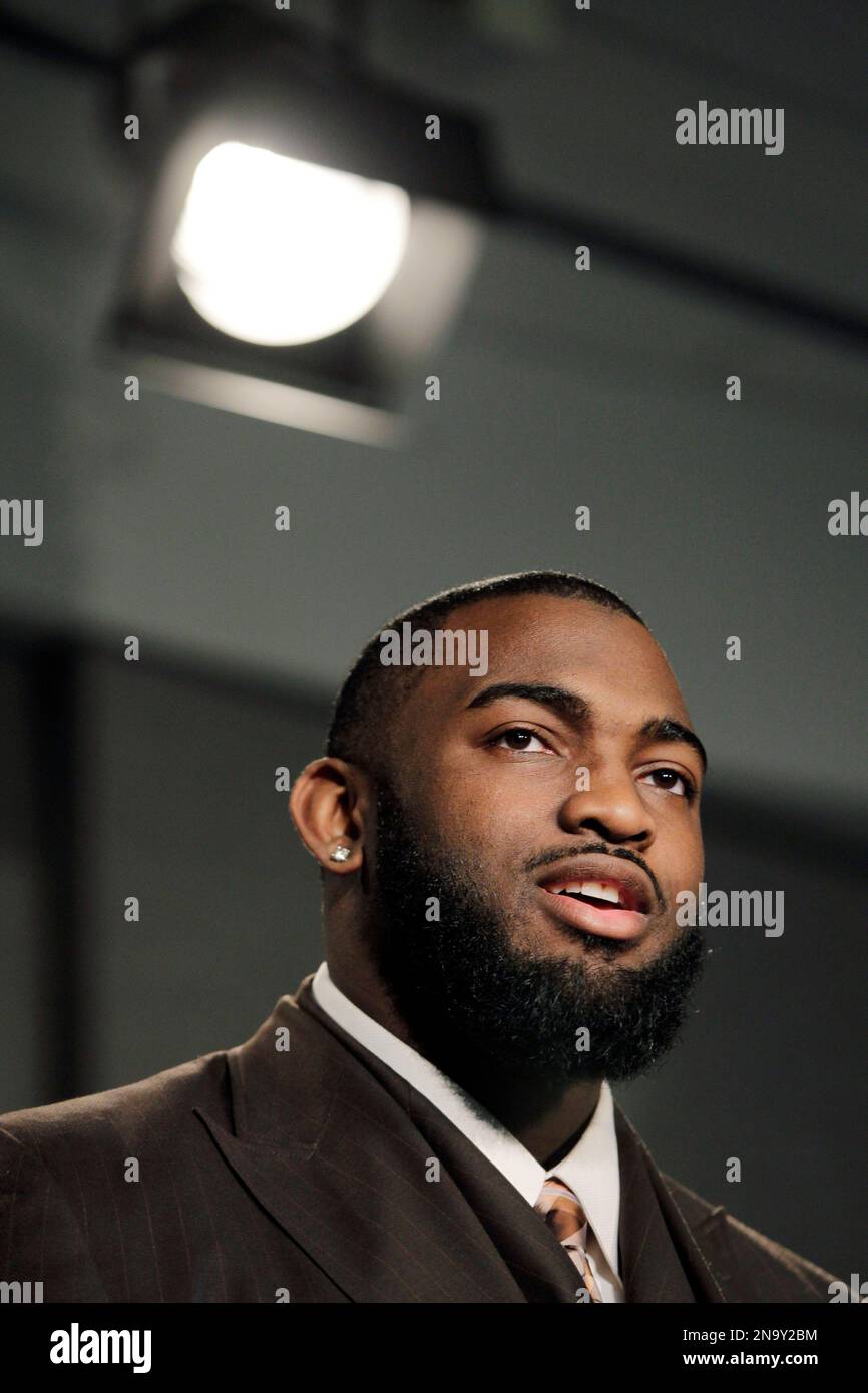 St. Louis Rams firstround NFL football draft pick Michael Brockers