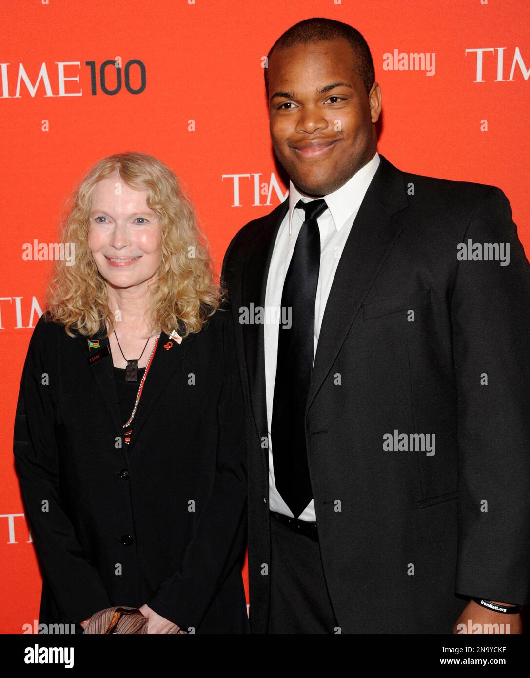 Isaiah Farrow Mia Farrow at Time 100 Gala held at Frederick P Rose Hall New  York City USA - 24.04.12 Stock Photo - Alamy