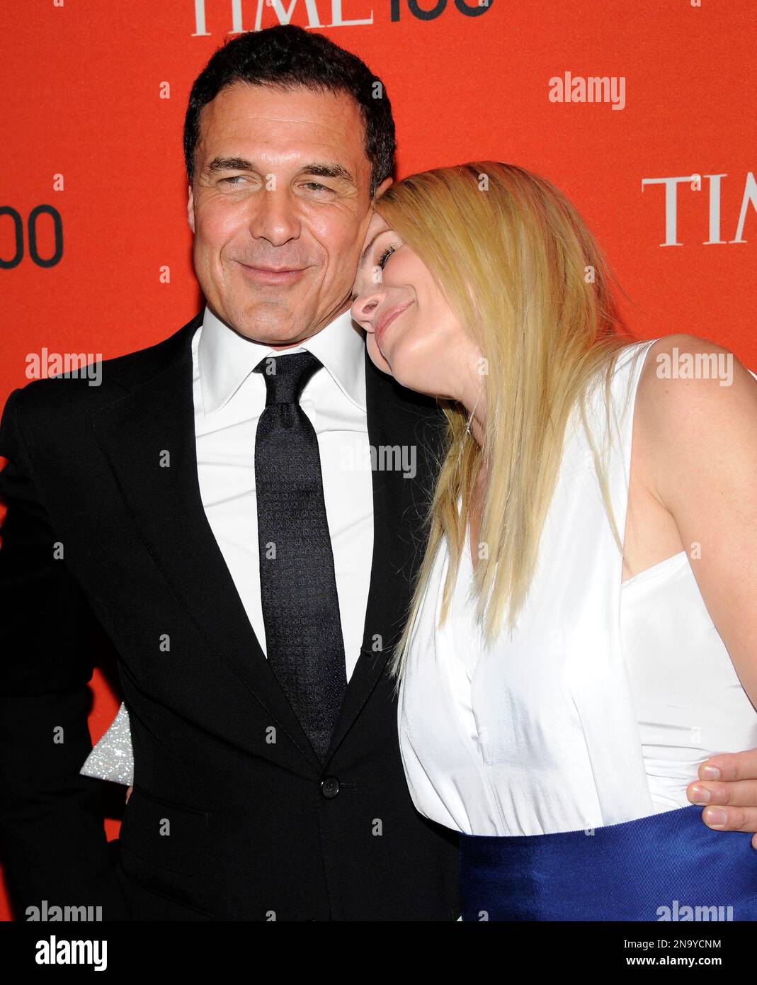 Comedian Chelsea Handler, right, and boyfriend hotelier Andre Balazs attend  the TIME 100 gala, celebrating the 100 most influential people in the  world, at the Frederick P. Rose Hall on Tuesday, April, image size:1069x1390