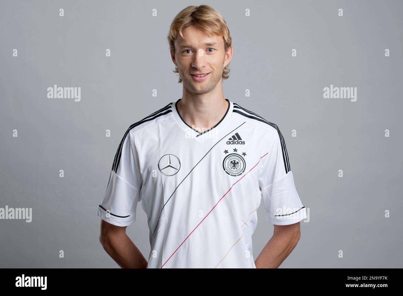 Picture provided by German Soccer Federation (DFB) shows German ...