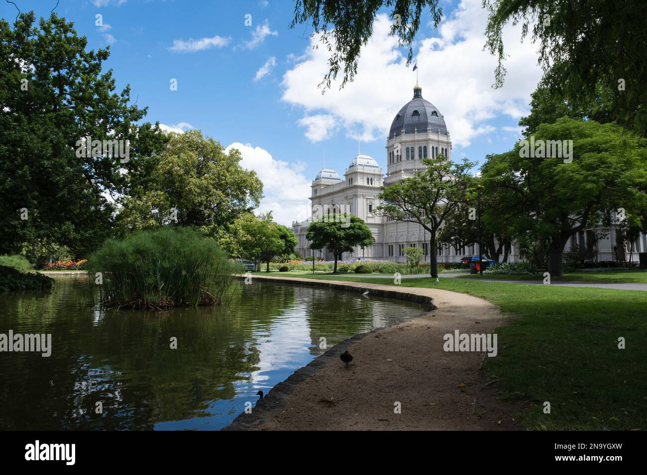 Royal Exhibition Building in Carlton Gardens, Melbourne, Australia; Melbourne, Victoria, Australia Stock Photo