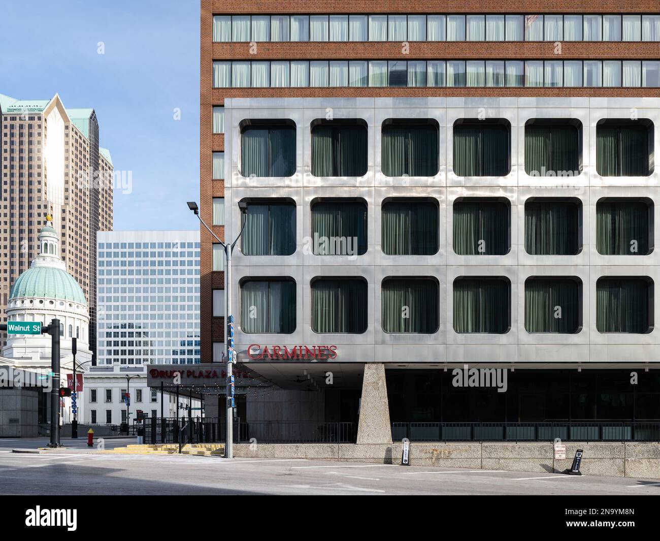 American Zinc Building designed by Gyo Obata Stock Photo Alamy