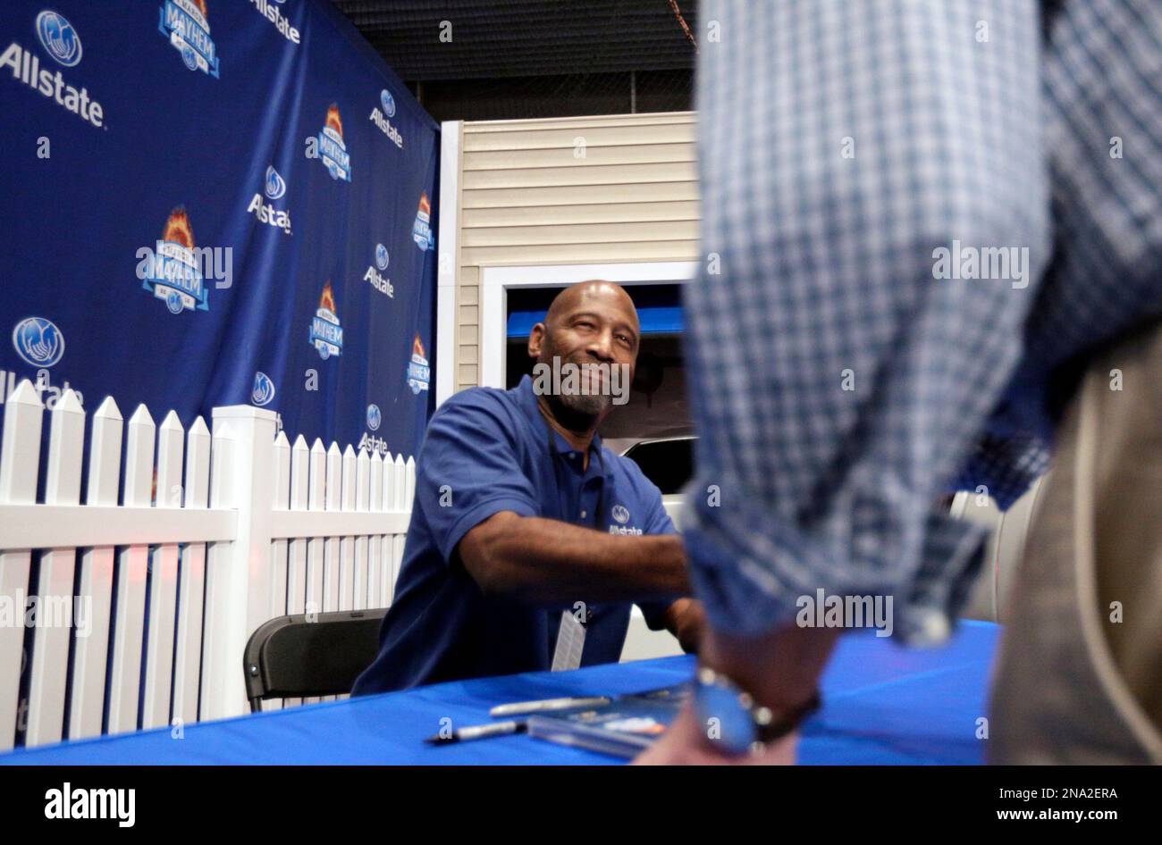 Allstate Team Mayhem member and 1982 NCAA national champion James