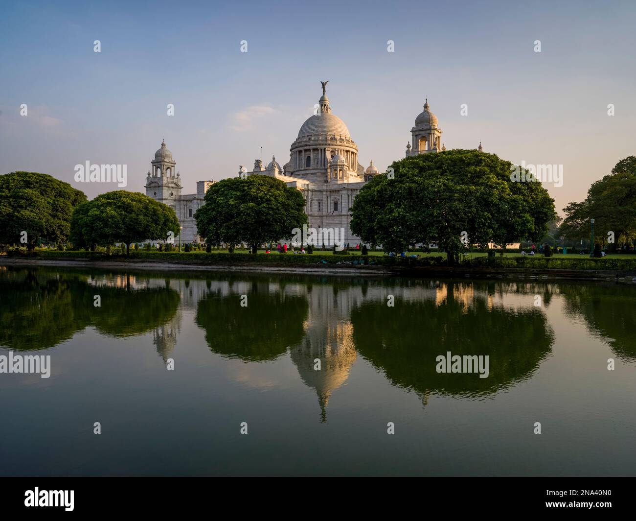 The Victoria Memorial, dedicated to the memory of Queen Victoria; Kolkata, West Bengal, India Stock Photo