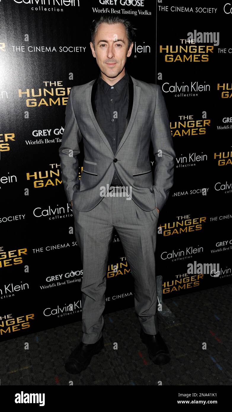 Actor Alan Cumming attends a special screening of "The Hunger Games" hosted by The Cinema