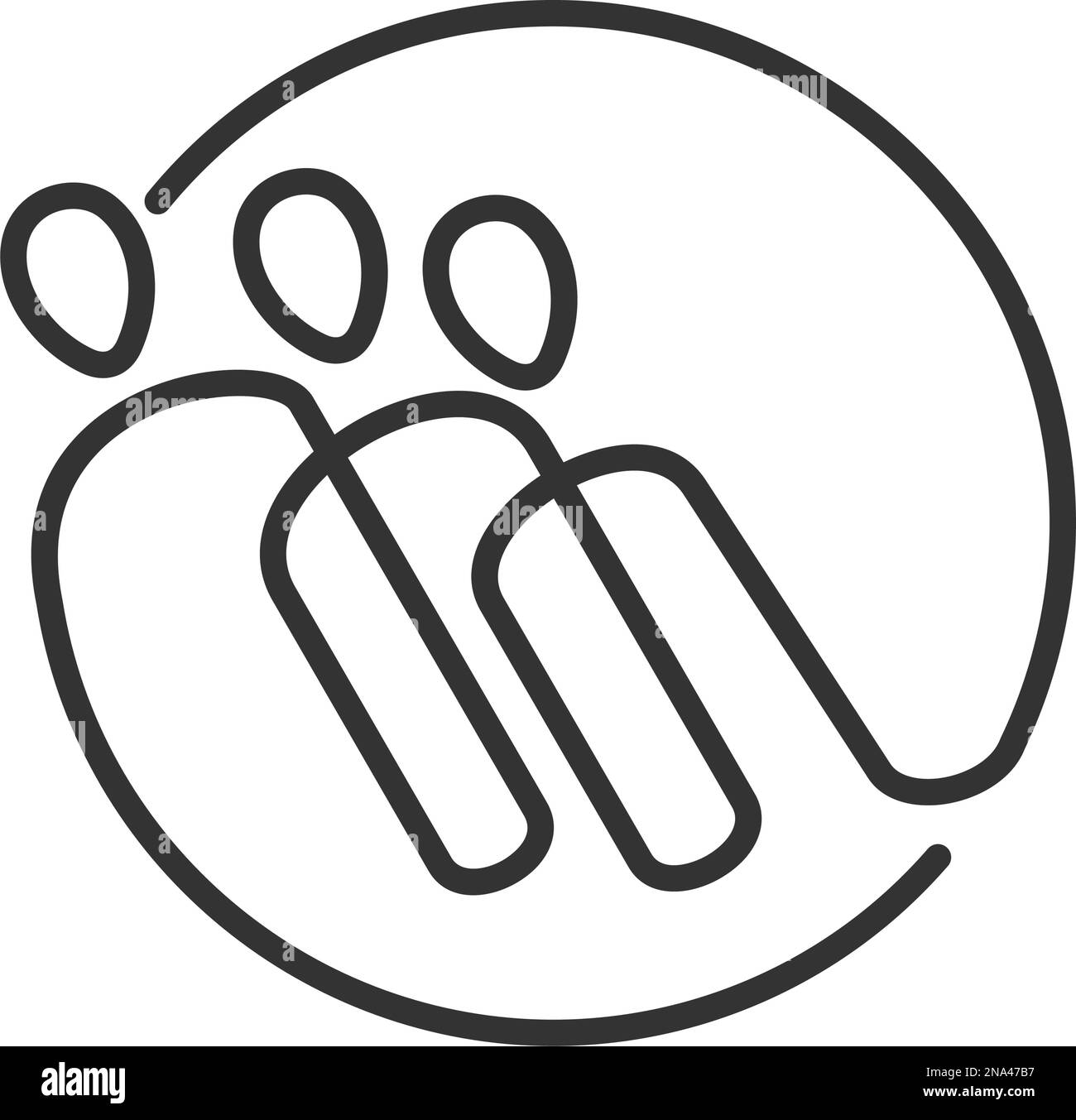 Teamwork concept logo template Icon Illustration Brand Identity ...