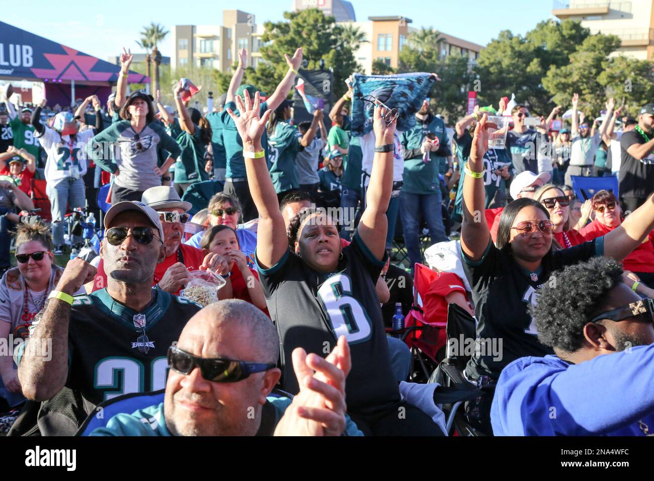 It feels good to football! The NFL takes over Downtown Phoenix starting  February 4 with Super Bowl Experience presented by Lowe's Stock Photo -  Alamy