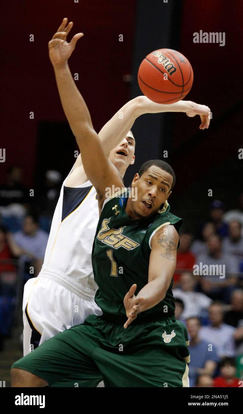 South Florida forward Ron Anderson Jr. (1) in action against California ...