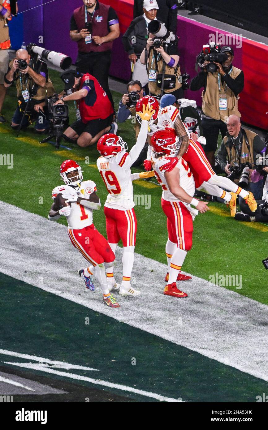 Glendale, USA. 12th Feb, 2023. Kansas City Chiefs wide receiver 24