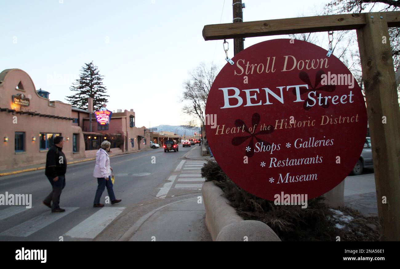 This Feb. 25, 2012 image shows visitors walking toward Bent Street