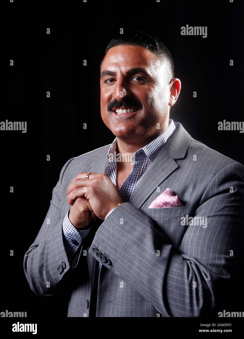 Reality star Reza Farahan of the show &ldquo;Shahs of Sunset&rdquo; poses for a
