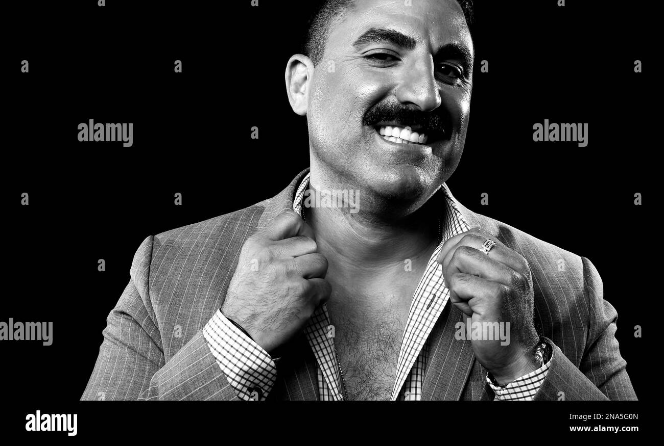 Reality star Reza Farahan of the show &ldquo;Shahs of Sunset&rdquo; poses for a