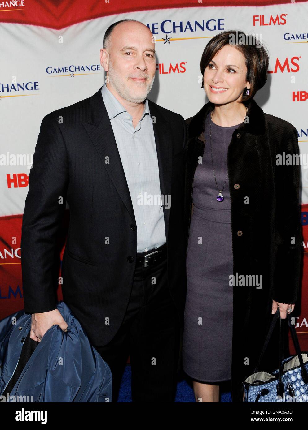 Singer Marc Cohn and wife Elizabeth Vargas attend the premiere of HBO ...