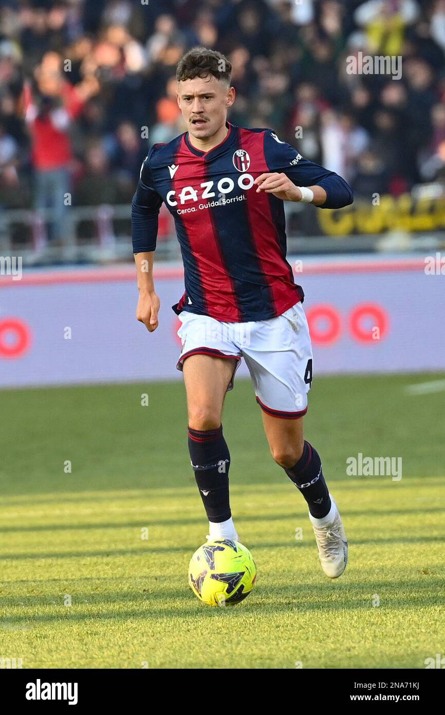 Bologna, Italy. 12th Feb, 2023. Joaquin Sosa (Bologna FC) in action