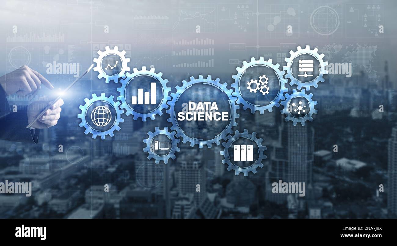 Data science business analytics internet technology concept Stock Photo
