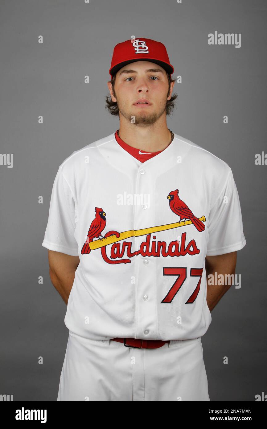 This is a 2012 photo of Kevin Siegrist of the St. Louis Cardinals baseball  team. This image reflects the Cardinals active roster as of Wednesday, Feb.  29, 2012, when this image was