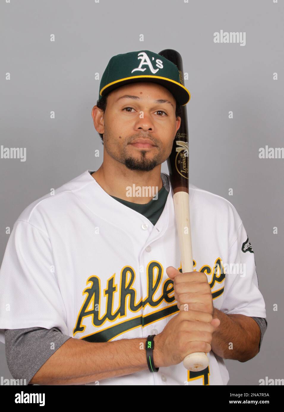 In this July 23, 2014 file photo, Oakland Athletics' Yoenis