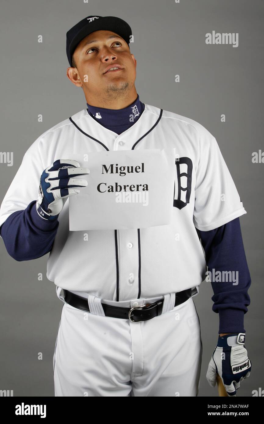 This is a 2012 photo of Miguel Cabrera of the Detroit Tigers baseball