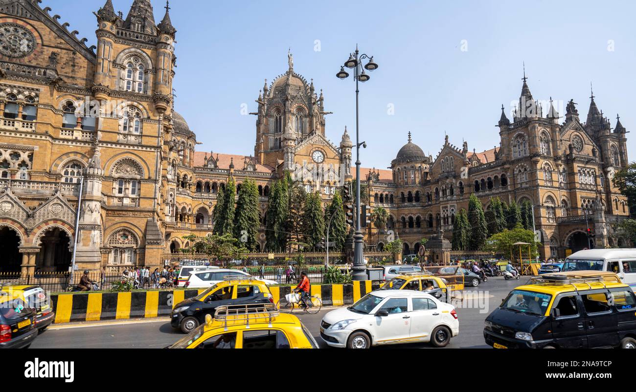 Chhatrapati Shivaji or VT Terminus Building Mumbai, Bombay, India Stock ...