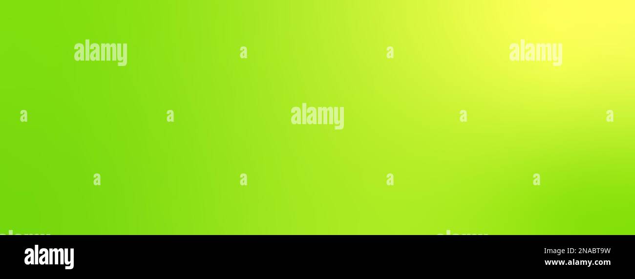 Green gradient abstract fresh blurred background. Minimal long spring