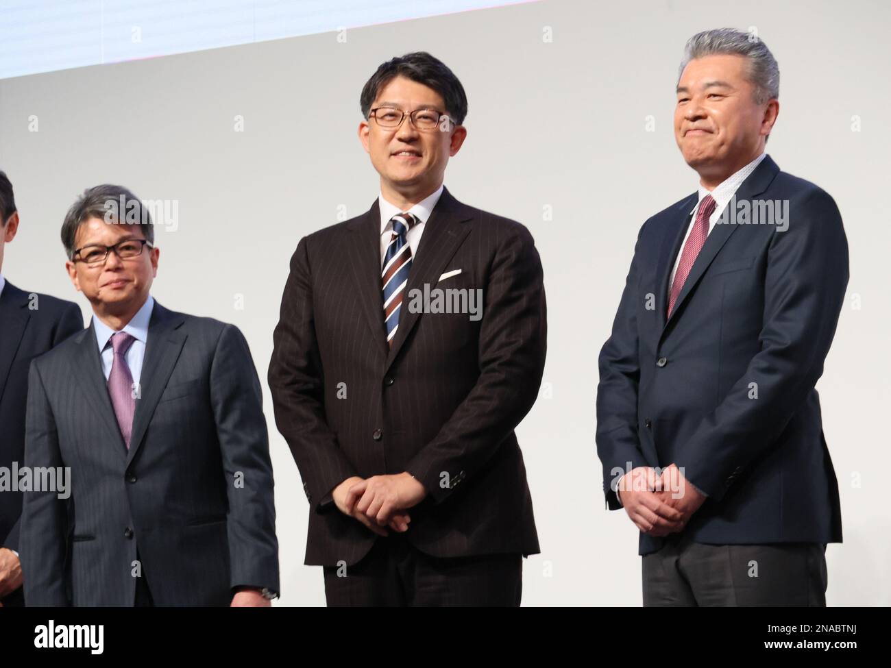 Tokyo, Japan. 13th Feb, 2023. Newly appointed executives of Japanese ...