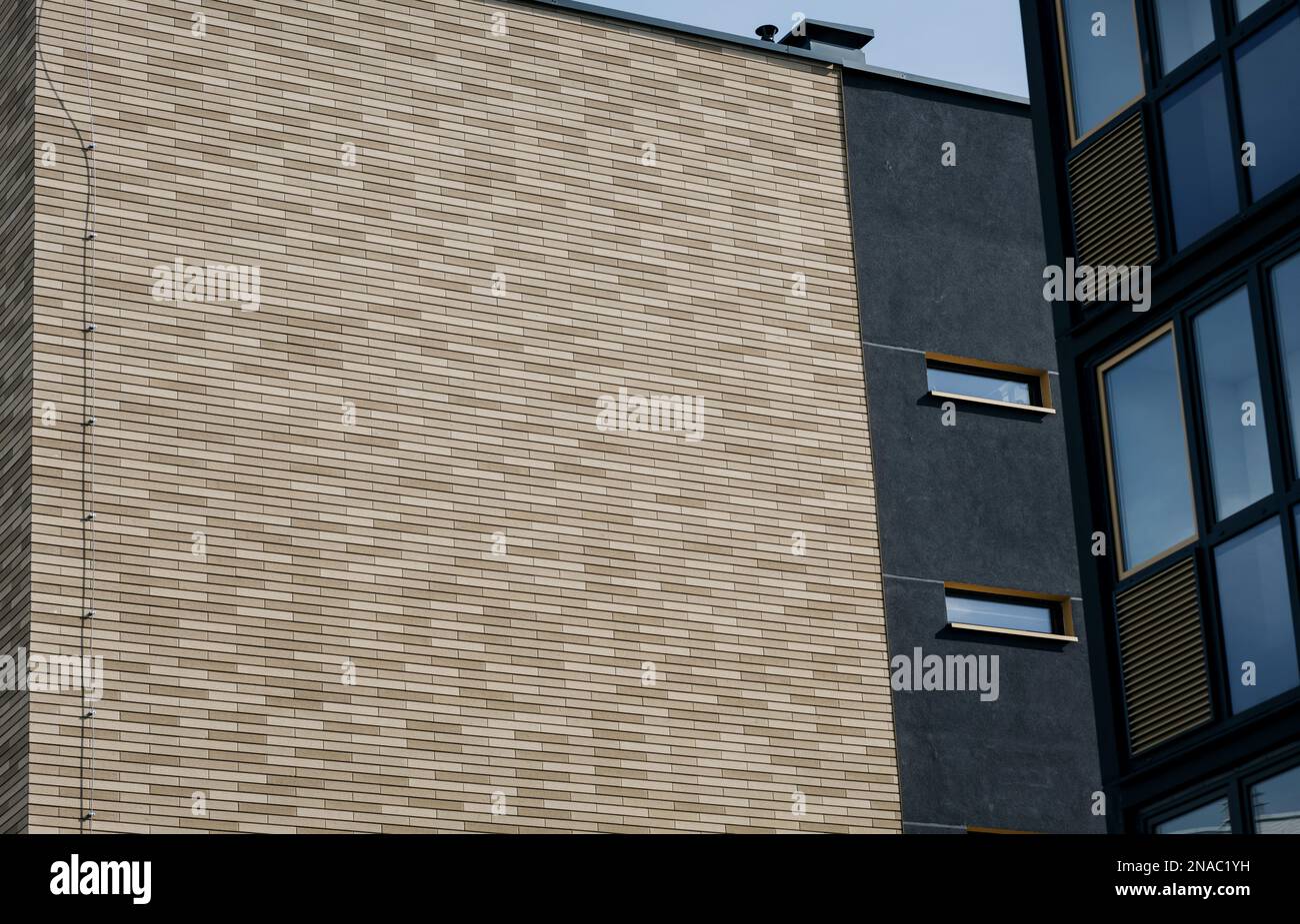 Exterior of new modern buildings. facade of a residential apartment ...