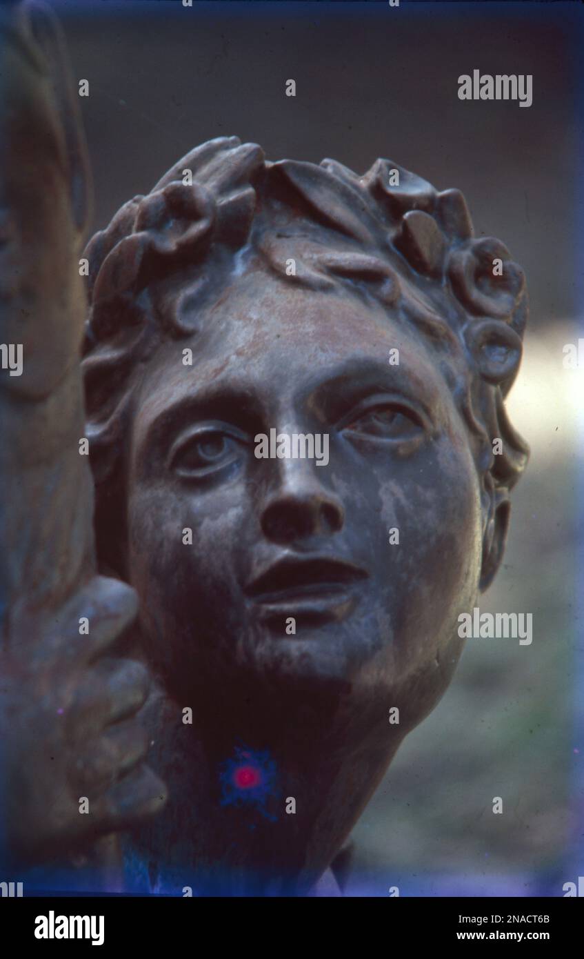 Metal Sculpture of Face, Indore, Madhya Pradesh, India Stock Photo Alamy