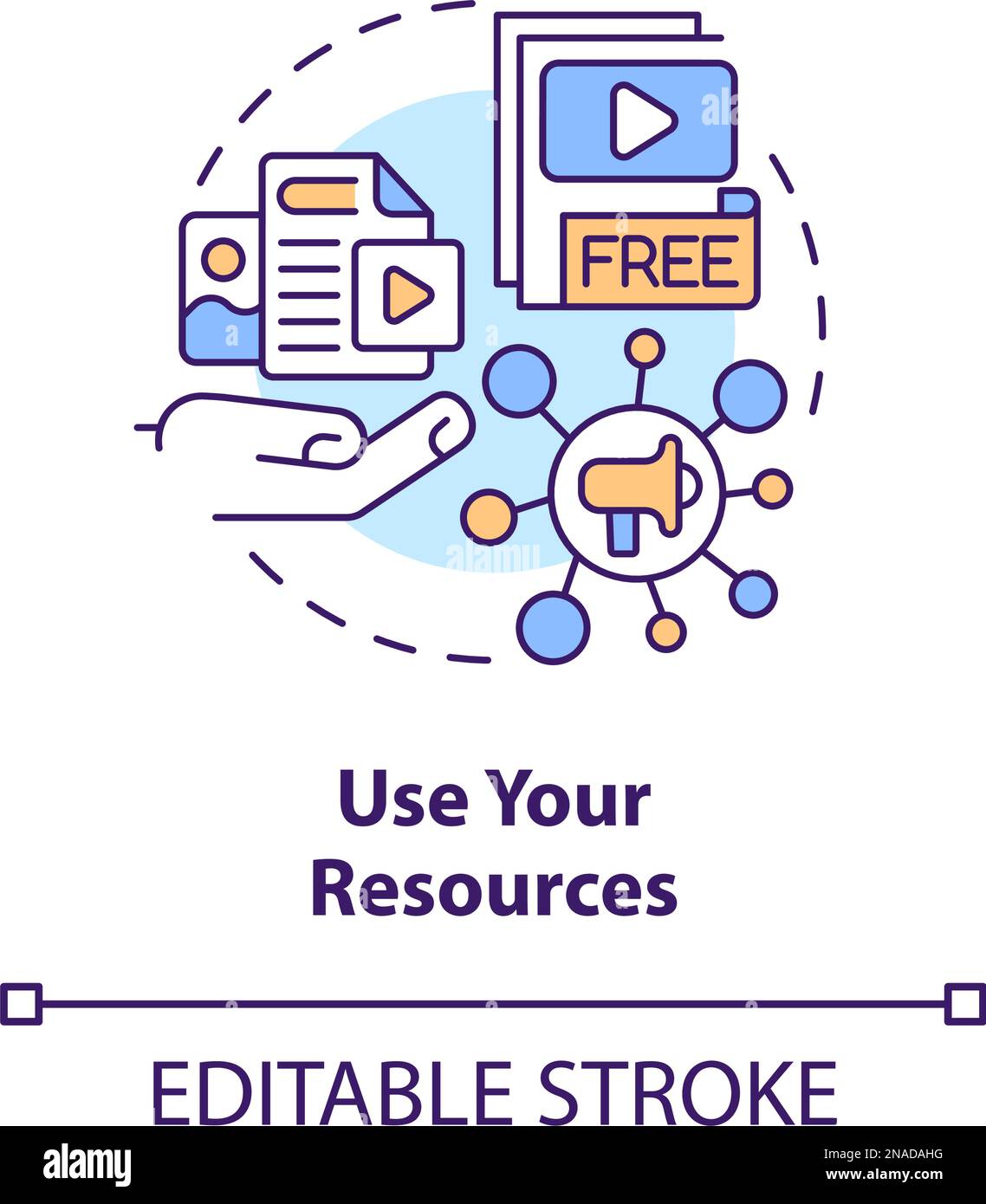 Use your resources concept icon Stock Vector Image & Art - Alamy