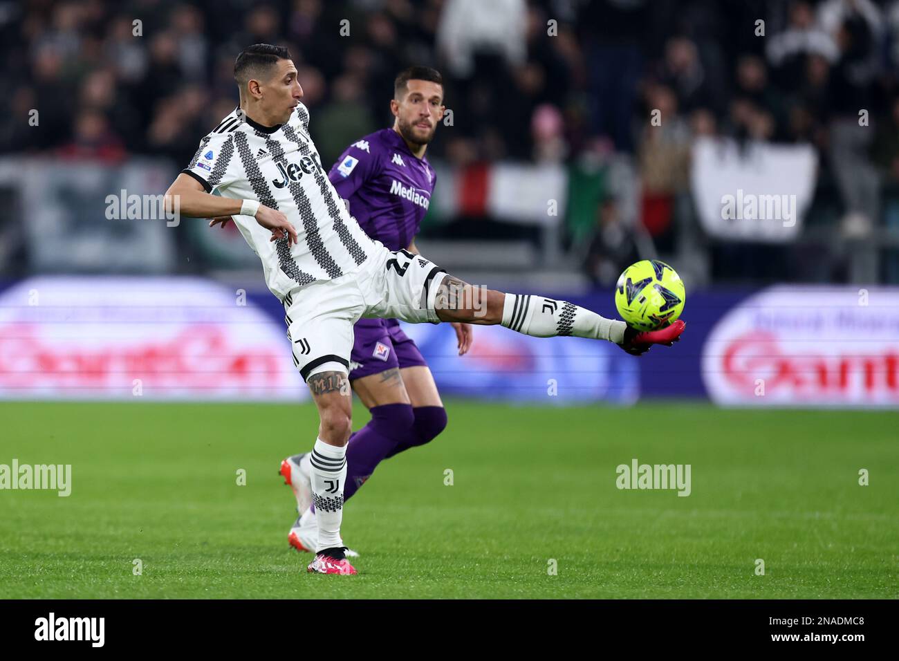 Angel Di Maria Juventus Fc Controls Editorial Stock Photo - Stock Image