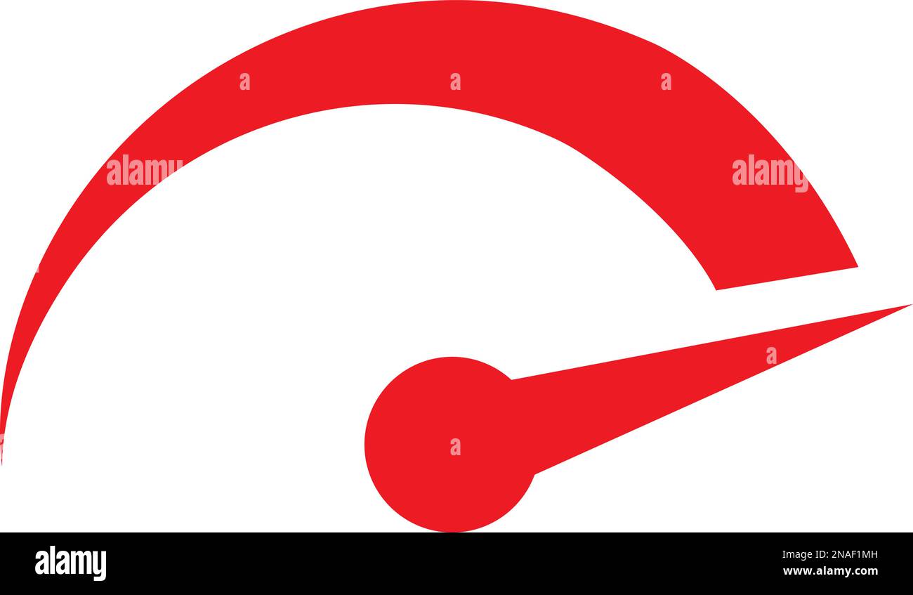 Speedometer, tachometer icon. Speed indicator sign. car speed