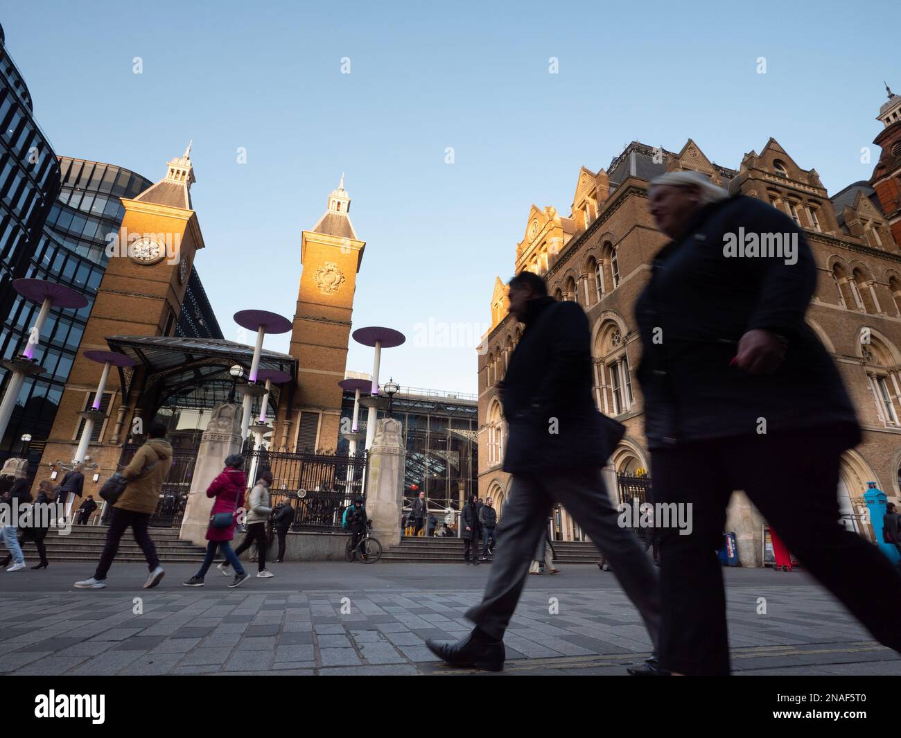 Liverpool Street London Railway Station Exterior at Liverpool Street in