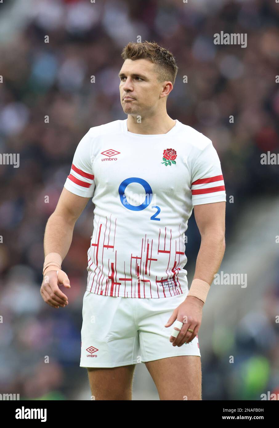 Slade England England's Henry Slade during the 2023 Six Nations Championship second ...