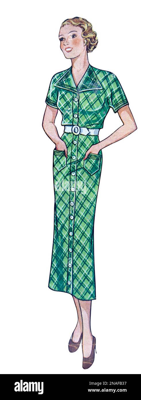 Chalk Stripe Glencheck Dress main image 0