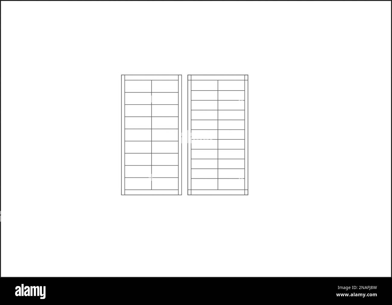 Illustration of shoji screens, or sliding screens Stock Photo Alamy