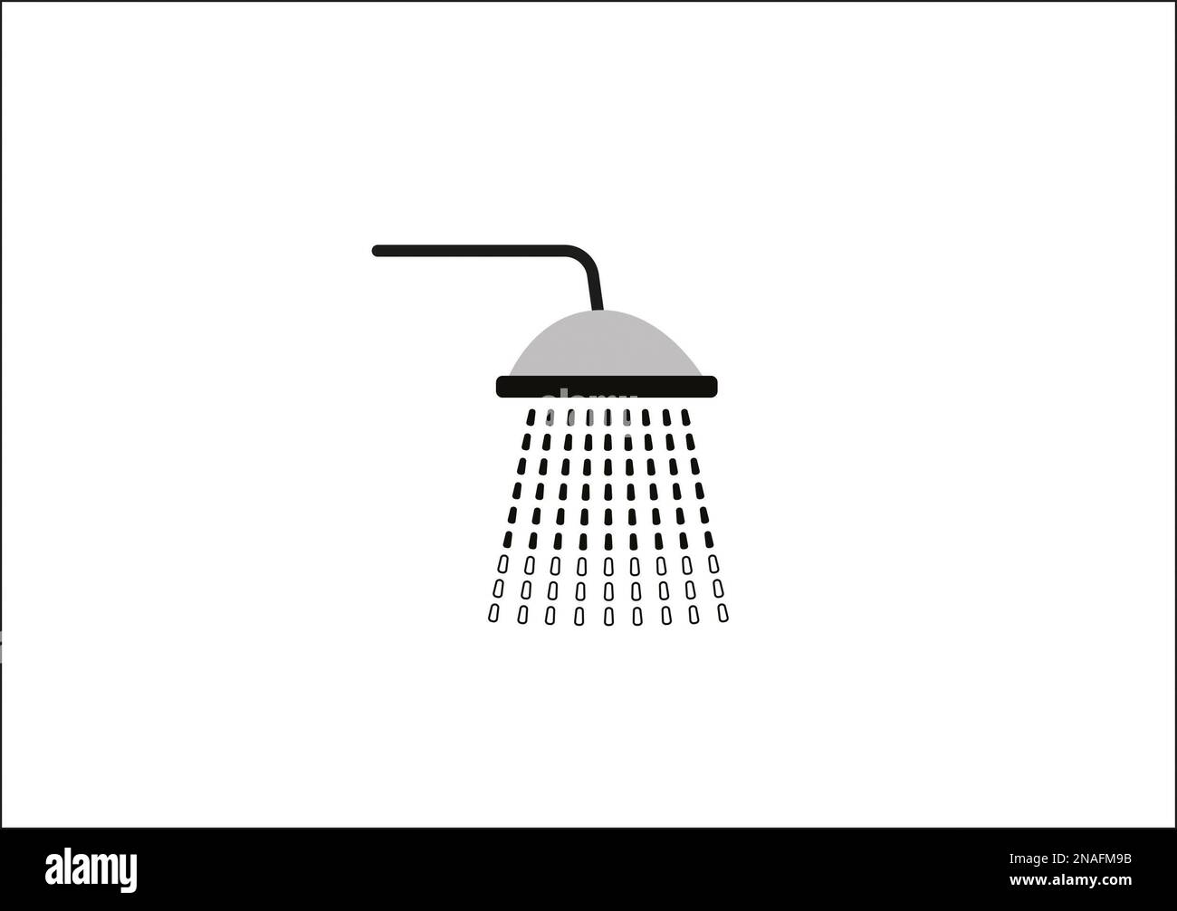 Shower head with drips Stock Photo Alamy