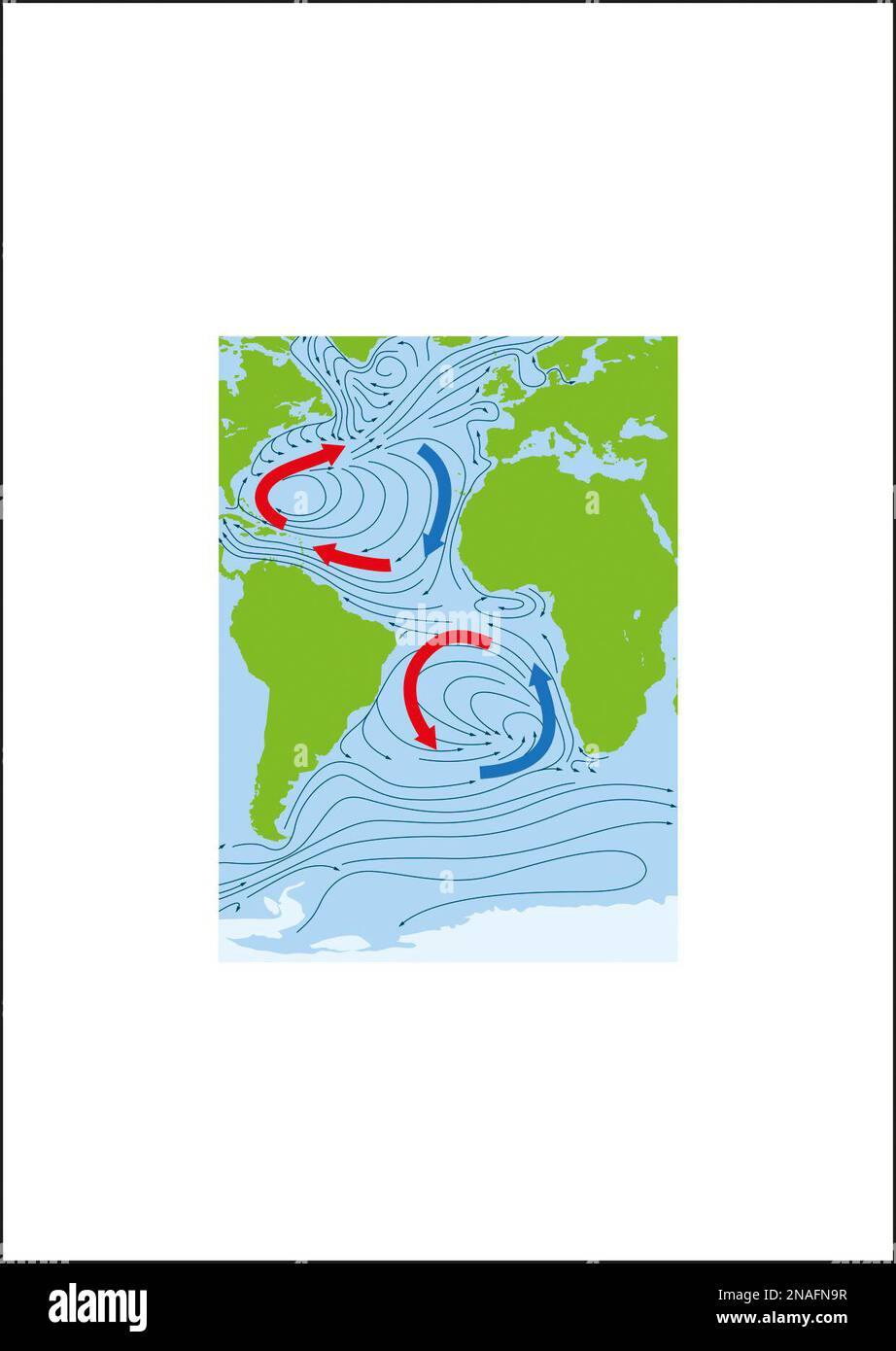 World currents map hi-res stock photography and images - Alamy
