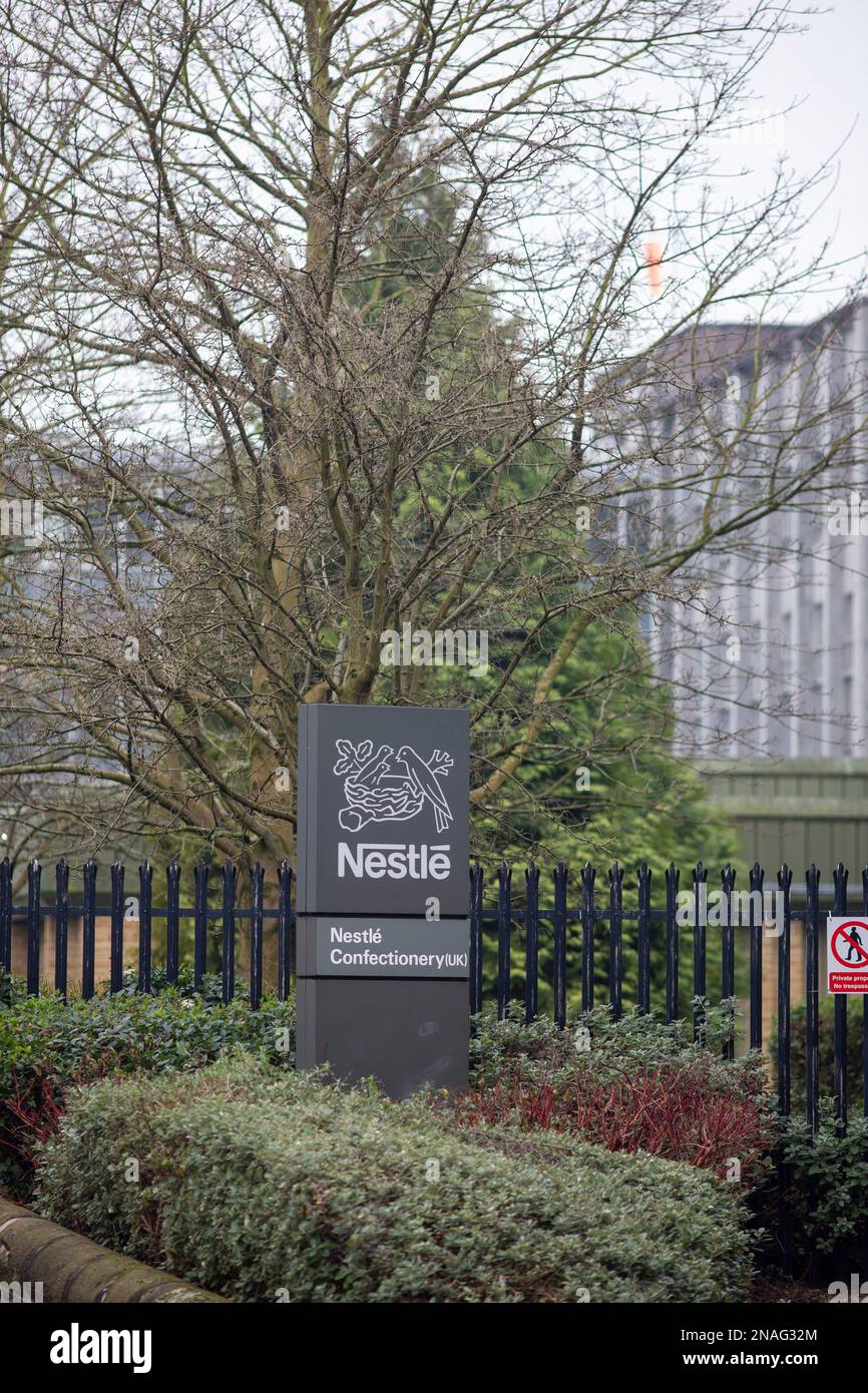 Nestle Halifax factory,Halifax,UK, is home to Quality Street, the world