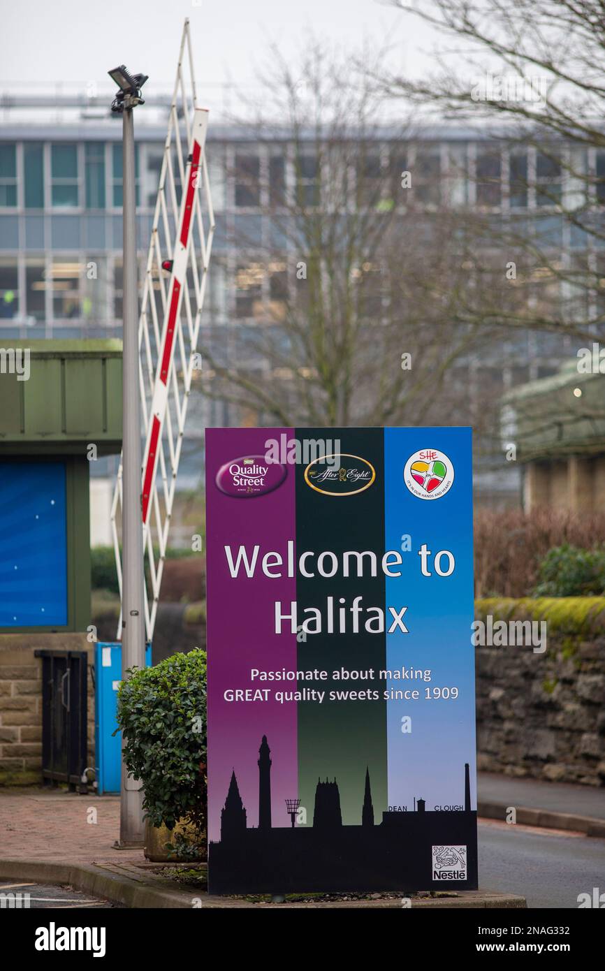 Nestle Halifax factory,Halifax,UK, is home to Quality Street, the world