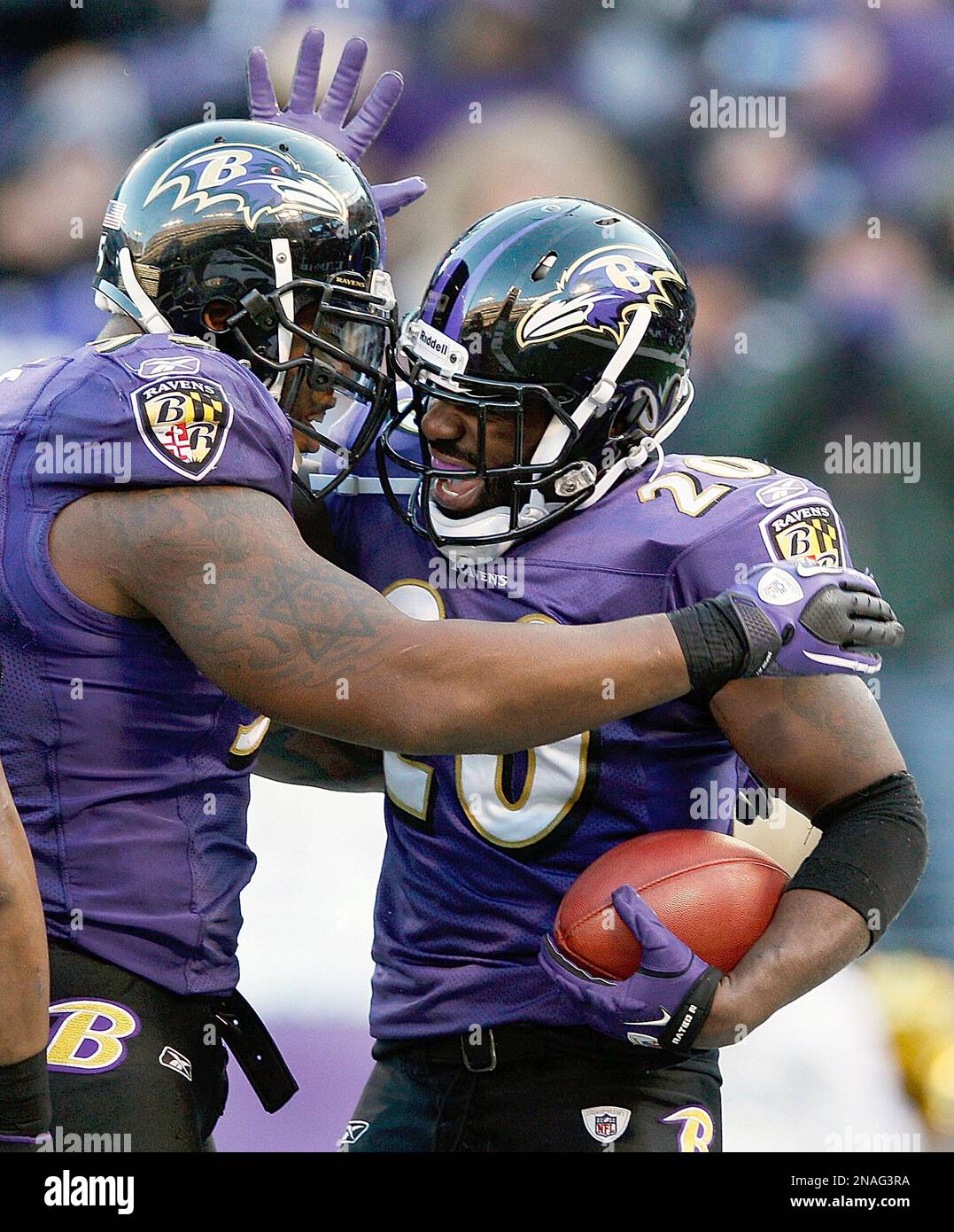 Oct. 16, 2011 - Baltimore, Maryland, U.S - Baltimore Ravens free safety Ed  Reed (20) is shown after an NFL game between the Baltimore Ravens and the  Houston Texans, The Ravens defeated